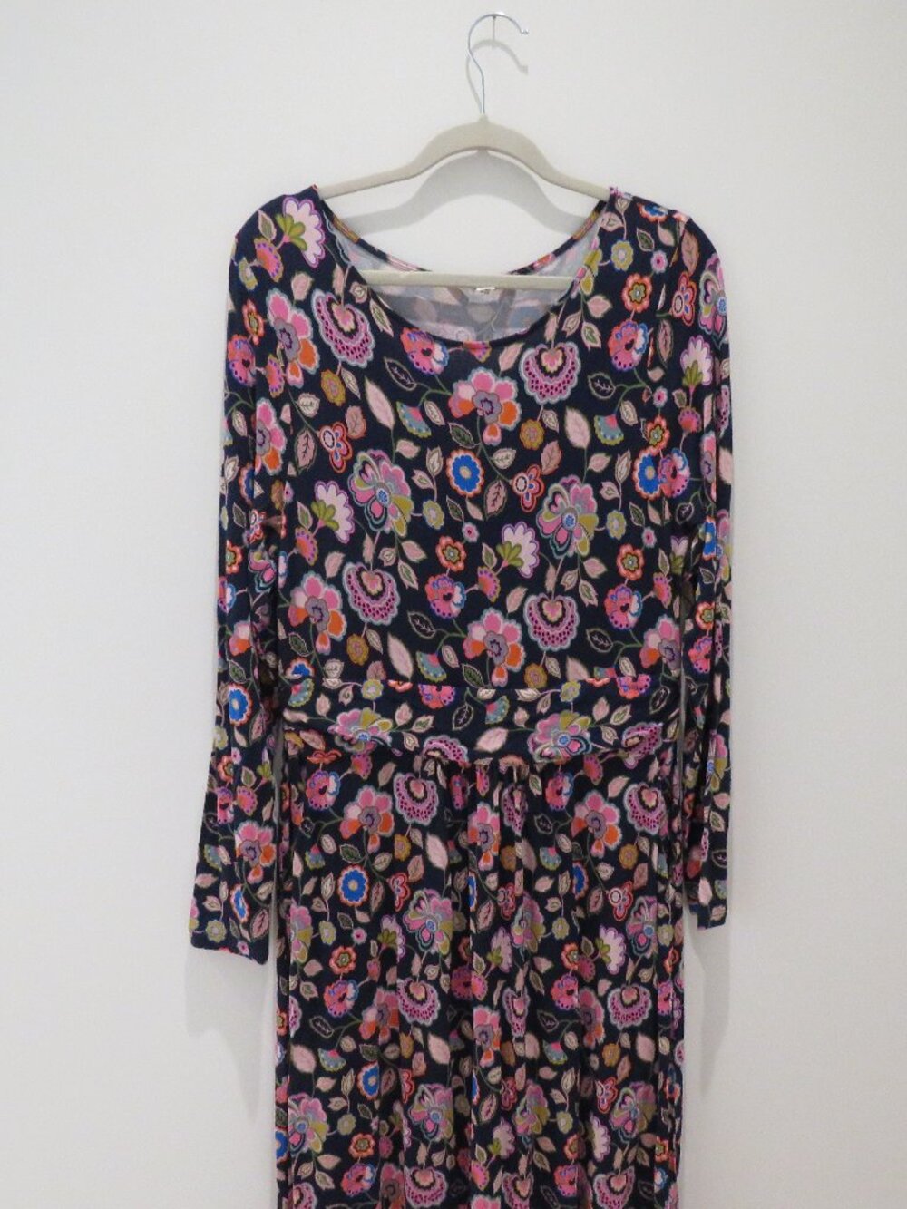 BODEN Amelie Long Sleeve Midi Sheath Stretch Dress Cascade Bloom Floral 12 - Picture 4 of 15